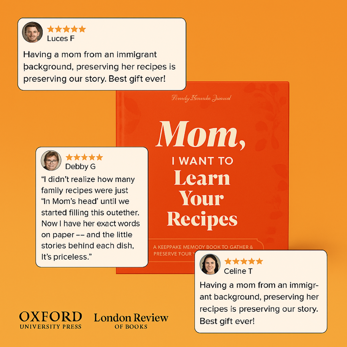 Mom, I Want Learn Your Recipe Journal