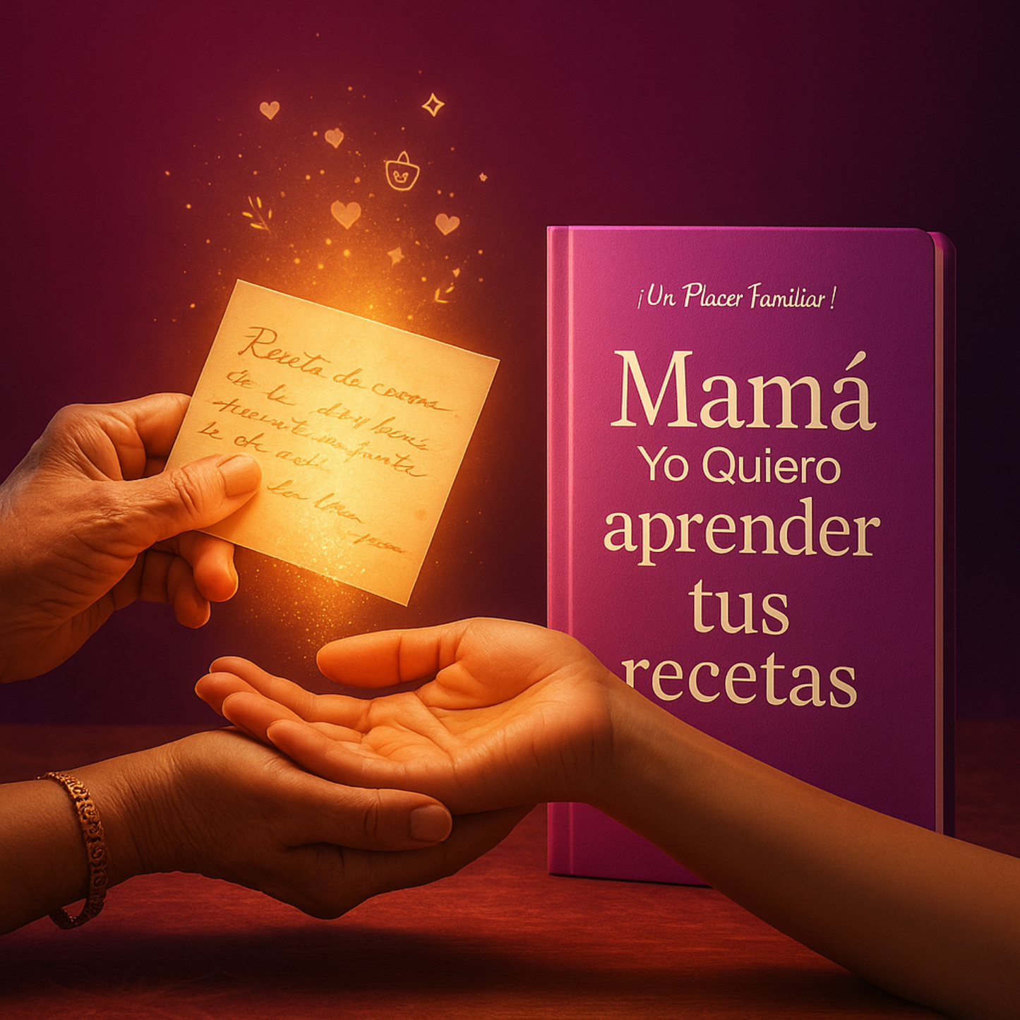 Mom, I Want Learn Your Recipe Journal (Espanol)