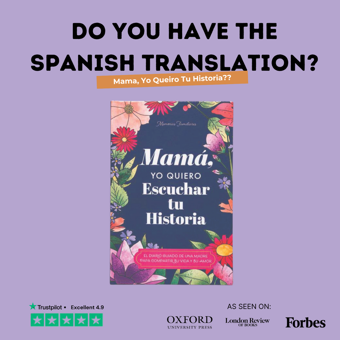 Is There a Mom, I Want to Hear Your Story in Spanish?